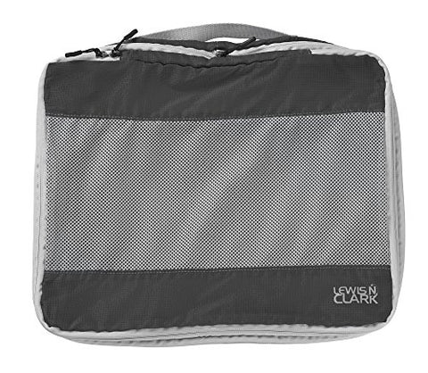 Lewis N Clark Electrolight Packing Cube Large, Charcoal, One Size