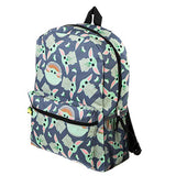 Mandalorian Kids Baby Yoda All Over Print Black Backpack