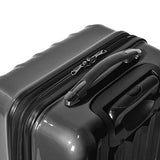 Olympia Luggage Titan 21 Inch Expandable Carry-On Hardside Spinner, Black, One Size