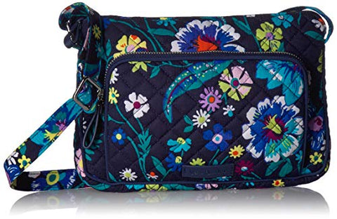 Vera Bradley Iconic RFID Little Hipster, Signature Cotton, Moonlight Garde