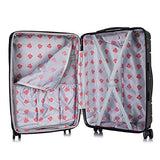 DUKAP Definity Lightweight Hardside Spinner 28'' inches Large Luggage Grey