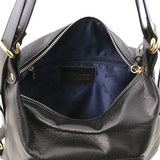 Tuscany Leather Tl Bag Leather Convertible Bag Red Leather Backpacks