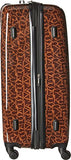 Calvin Klein Unisex Ck-510 Signature Hardside 24" Upright Suitcase Brown One Size