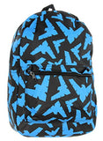 Nightwing Backpack Dc Comics Character All Over Logo Print