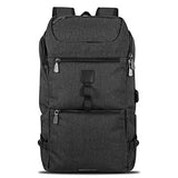 Tocode Water Resistant Laptop Backpack With Usb Charging Port Fits Up To 15.6-Inch Laptop Travel