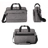 Bellotte Laptop Briefcase,14.1 Inch Laptop Bag,Stylish Canvas Multi-Functional Shoulder Messenger