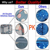 Allfourior Travel Packing Cubes -5 Set Compression Package Luggage Organizers