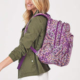 Vera Bradley Iconic Campus Backpack, Signature Cotton, dream tapestry