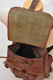 20' Vintage Bag Leather Handmade Vintage Style Backpack/College Bag