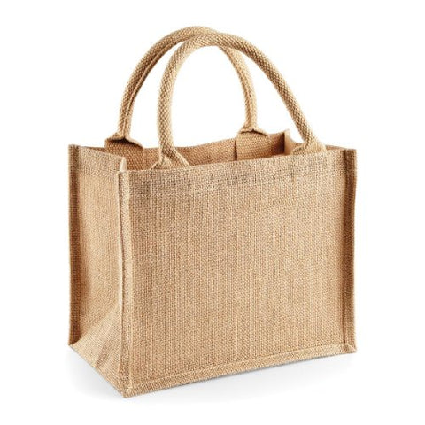 Westford Mill Jute Mini Gift Bag - Natural
