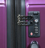 Dejuno 3 Pcs Set Polycarbonate Expandable Luggage Spinner Suitcase with TSA Lock, 28", 24" & 20"