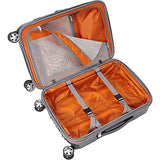 eBags TLS Hybrid (Hardside/Softside) Spinner Expandable Luggage - 22-inch - Carry-On - (Black)