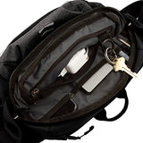 Eagle Creek Wayfinder Waist Pack Multiuse Fanny Pack for Travel Sport Waist Pack for Tablet and Phone Passport Wallet, Black/Charcoal