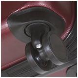 Dejuno Emerson 3-Piece Hardside Expandable Spinner Luggage Set, Burgundy