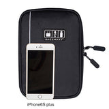 BAGSMART Electronic Organizer Travel Universal Cable Organizer Electronics Accessories Cases for Cable, Charger, Phone, USB, SD Card, Black