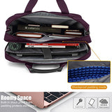 Laptop Briefcase, Coolbell 17.3 Inch Protective Messenger Bag Nylon Shoulder Bag Multi-Functional
