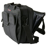 Alpine Swiss Conrad Messenger Bag 15.6 Inch Laptop Briefcase with Tablet Sleeve Black