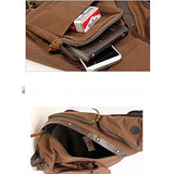 Men Chest Bag Sling Single Shoulder Strap Pack Bag Canvas Travel Bag Rucksack Crossbody Casual Bags