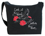 Dancing Participle Glass Slipper Embroidered Sling Bag