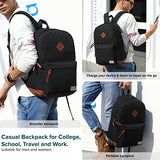 Laptop Backpack, Waterproof School Backpack With USB Charging Port For Men Women, Lightweight