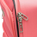 Millennium by Travelway Wheeled Suitcase - Rolling Carry-on (20 Inch, Coral)