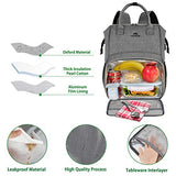 Lunch Backpack, Insulated Cooler Backpack Lunch Box Laptop Backpack with USB Port for Women Men,Water Resistant Leak-proof Lunch Bag Tote for School Work Hiking Beach Picnic Trip Fits 15.6 Inch Laptop