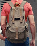 Vagabond Traveler 20" Large Sport Washed Canvas Backpack C04.Grn