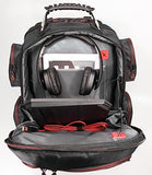 Mobile Edge - Core Gaming Backpack With Molded Front Panel 17"-18" - Black With Red Trim (Mecgbp1)
