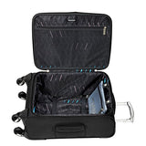 Ricardo Beverly Hills Del Mar 19-Inch 4-Wheel Carry-On, Black
