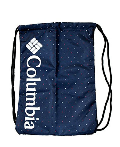 COLUMBIA Gym Drawstring Bags SWISS DOT MULTI COLLEGATE NAVY