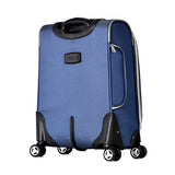 Olympia Tuscany 21" Expandable Carry-on Spinner, Blue