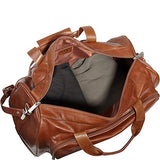 Amerileather 18" Leather Carry On Weekend Duffel,Brown,US