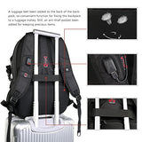 Cross Gear TSA Laptop Backpack with USB Charging Port and Combination Lock- Fits Most 17.3 Inch