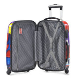 Dejuno 3-Piece Lightweight Hardside Spinner Upright Luggage Set-Jazz