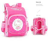 Yournelo Girl'S Cartoon Lovely Hello Kitty Rucksack School Backpack Bookbag (B Rose)