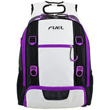 Fuel All Sport Backpack, White/Black/Purple