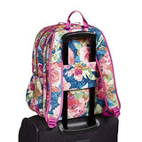 Vera Bradley Iconic Campus Backpack, Signature Cotton, Superbloom