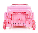 Meetbelify Rolling Backpacks For Girls School Bags Trolley Handbag With Lunch Bag Style B-Pink