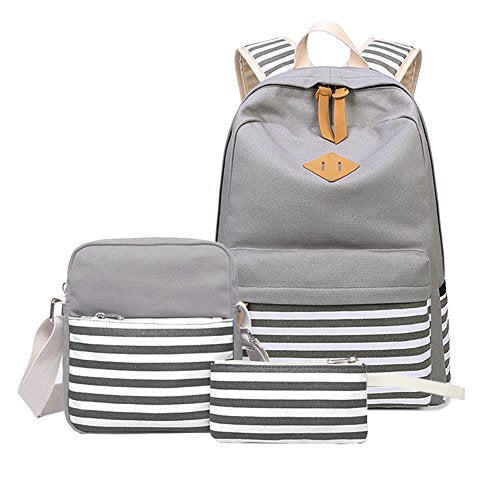 Shop Abshoo Causal Canvas Stripe Backpack Cut – Luggage Factory Shop Abshoo Causal Canvas Stripe Backpack Cut – Luggage Factory