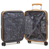 Dejuno Garland Hardside 3-Piece Spinner Luggage Set With USB Port, Green