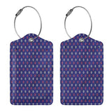 Travel Baggage ID Identifiers Label, Printed Luggage Tag, Bag Case Holder Ships Wheel Cruise Voyage Ocean (1,2 & 4 Pack)