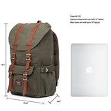 Kaukko Laptop Outdoor Backpack, Travel Hiking& Camping Rucksack Pack, Casual Large College School
