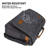 Estarer Computer Messenger bag Water-resistance Canvas Shoulder Bag 15.6 Inch Laptop for Travel Work