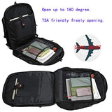 FREEBIZ Extra Large Travel Laptop Backpack,TSA Durable College School Computer Bookbag with USB