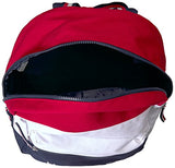 Tommy Hilfiger Women's Backpack Patriot Colorblock Canvas, Navy/Red/White