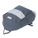 Damara Sweet Polka Dot School Bags Canvas Backpack Rucksack,Blue