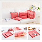 Unitravel 6 Set Packing Cubes Travel Luggage Organizer Compression Storage Bag