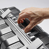 Samsonite Framelock Hardside Checked Luggage With Spinner Wheels, 25 Inch, Dark Grey