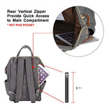 Veegul Stylish Doctor Style Multipurpose Canvas School Travel Backpack For Men Women Dual Pockets