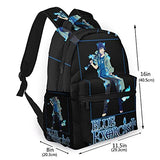 Blue Exorcist Rin Okumura Casual Backpack Computer Shoulders Bag Cool Lightweight Hiking Backpack Bookbags
